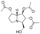 1H-Pyrrolizine-1,2,7-triol, hexahydro-3-(hydroxymethyl)-, 1,2,7-triacetate, 1R-(1.alpha.,2.beta.,3.alpha.,7.beta.,7a.alpha.)- Struktur