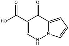 Pyrrolo[1,2-b]pyridazine-3-carboxylic acid, 1,4-dihydro-4-oxo- Struktur