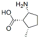 Cyclopentanecarboxylic acid, 2-amino-5-methyl-, (1alpha,2alpha,5alpha)- (9CI) Struktur