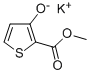 METHYL-3-HYDROXY-2-THIOPHENECARBOXYLATE POTASSIUM SALT Struktur