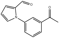 1-(3-ACETYLPHENYL)-1H-PYRROLE-2-CARBOXALDEHYDE Struktur