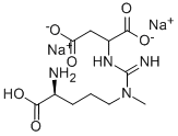 ARGININOSUCCINIC ACID DISODIUM SALT Struktur