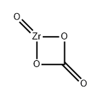 zirconium carbonate oxide Struktur