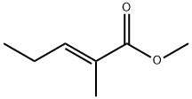 METHYL TRANS-2-METHYL-2-PENTENOATE Struktur