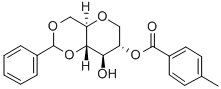 1,5-ANHYDRO-4,6-O-BENZYLIDENE-2-O-P-TOLUOYL-D-GLUCITOL Struktur