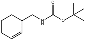 Carbamic acid, (2-cyclohexen-1-ylmethyl)-, 1,1-dimethylethyl ester (9CI) Struktur