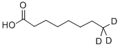 OCTANOIC-8,8,8-D3 ACID Struktur