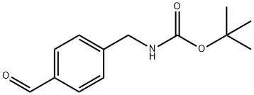 TERT-BUTYL N-(4-FORMYLBENZYL)CARBAMATE Struktur