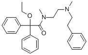 α-Ethoxy-N-methyl-N-[2-[methyl(phenethyl)amino]ethyl]-α-phenylbenzeneacetamide Struktur