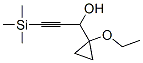 Cyclopropanemethanol, 1-ethoxy-alpha-[(trimethylsilyl)ethynyl]- (9CI) Struktur