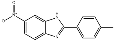 5-NITRO-2-P-TOLYL-1H-BENZOIMIDAZOLE Struktur