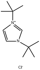 1,3-DI-T-BUTYLIMIDAZOLIUM CHLORIDE Struktur