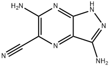 1H-Pyrazolo[3,4-b]pyrazine-5-carbonitrile,3,6-diamino-(9CI) Struktur