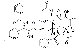 6,3'-p-dihydroxypaclitaxel Struktur