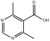 4,6-Dimethylpyrimidine-5-carboxylic acid Struktur