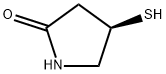 (R)-4-Mercapto-2-pyrrolidone Struktur