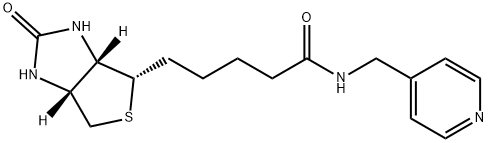 1H-Thieno[3,4-d]iMidazole-4-pentanaMide, hexahydro-2-oxo-N-(4-pyridinylMethyl)-, (3aS,4S,6aR)- Struktur