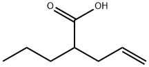 2-PROPYL-4-PENTENOIC ACID Struktur