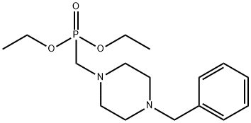 diethyl benzylpiperazinomethylphosphonate Struktur