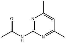 N-(4,6-dimethyl-pyrimidin-2-yl)-acetamide Struktur