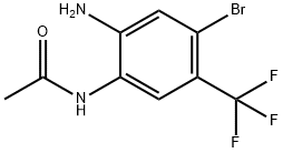 N-(2-AMINO-4-BROMO-5-(TRIFLUOROMETHYL)PHENYL)ACETAMIDE Struktur