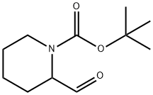 2-FORMYL-PIPERIDINE-1-CARBOXYLIC ACID TERT-BUTYL ESTER Structure