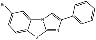 6-BROMO-2-PHENYLIMIDAZO[2,1-B]BENZOTHIAZOLE Struktur