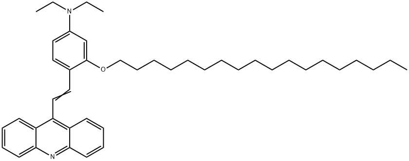 9- 4-DIETHYLAMINO-2-(OCTADECYLOXY)- Struktur