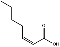 (Z)-2-Heptenoic acid Struktur