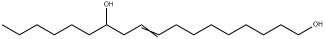 9-octadecene-1,12-diol Struktur