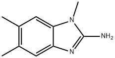 1H-Benzimidazol-2-amine,1,5,6-trimethyl-(9CI) Struktur