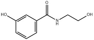 BenzaMide, 3-hydroxy-N-(2-hydroxyethyl)- Struktur