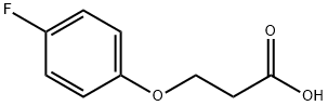 3-(4-Fluorophenoxy)propionic acid Struktur