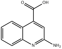 2-AMINO-QUINOLINE-4-CARBOXYLIC ACID Struktur