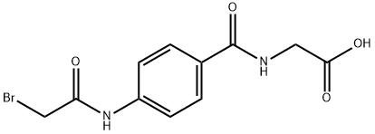 bromoacetyl-4-aminohippuric acid Struktur