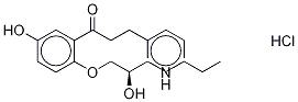 (S)-5-Hydroxy Propafenone Hydrochloride Struktur