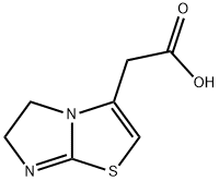 (5,6-DIHYDRO-IMIDAZO[2,1-B]THIAZOL-3-YL)-ACETIC ACID Struktur