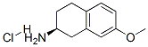 (S)-7-Methoxy-2-aminotetralin hydrochloride Struktur