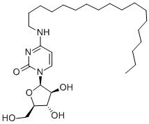 N4-OCTADECYLCYTOSINE BETA-D-ARABINOFURANOSIDE Struktur