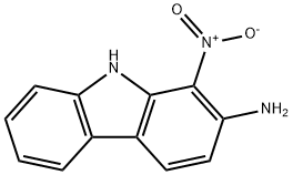 1-Nitro-2-aminocarbazole Struktur