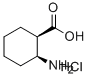 (1R,2S)-(-)-2-AMINOCYCLOHEXANECARBOXYLIC ACID HYDROCHLORIDE Struktur