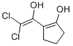 1-Cyclopentene-1-methanol, alpha-(dichloromethylene)-2-hydroxy- (9CI) Struktur