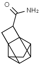 Pentacyclo[4.3.0.02,5.03,8.04,7]nonane-4-carboxamide (8CI) Struktur