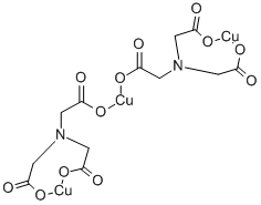 cupric nitrilotriacetate Struktur