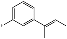 Benzene, 1-fluoro-3-(1-methyl-1-propenyl)-, (E)- (9CI) Struktur