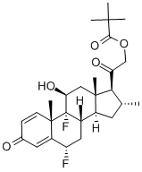 DIFLUCORTOLONE PIVALATE Struktur