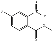 METHYL 4-BROMO-2-NITROBENZOATE Struktur