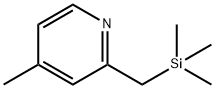 Pyridine, 4-methyl-2-[(trimethylsilyl)methyl]- (9CI) Struktur