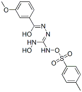 1-(2-hydroxy-5'-methoxybenzylidene)amino-3-hydroxyguanidine tosylate Struktur