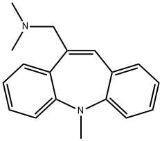 5-Methyl-10-[(dimethylamino)methyl]-5H-dibenz[b,f]azepine Struktur